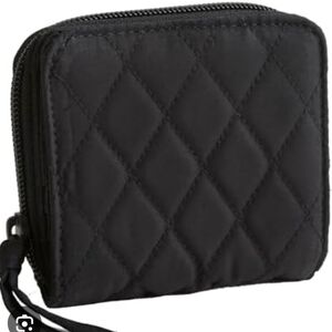 Vera Bradley Premium Cotton Women's Zip Around Wallet In Moonless Night.